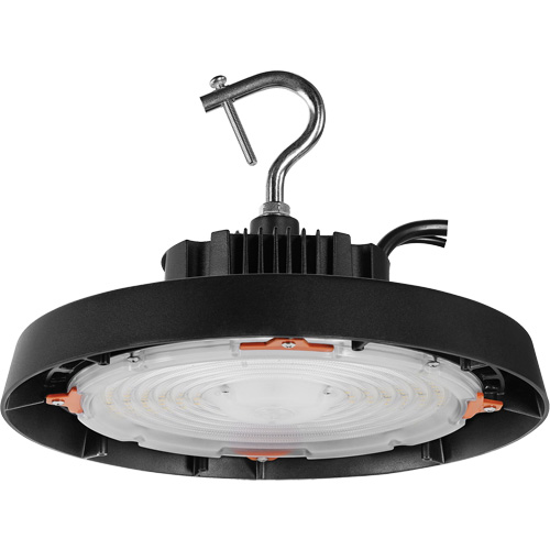 UFO High Bay Light, LED, 120 - 347 V, 100 W, 7.3" H x 11" W Kelford