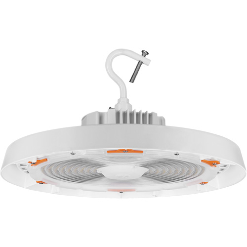 UFO High Bay Light, LED, 120 - 347 V, 200 W, 7.3" H x 11" W Kelford