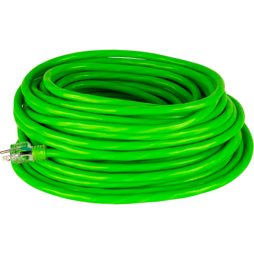 Industrial Extension Cord, All-Weather, SJTW, 10/3 AWG, 15 A, 50' Kelford