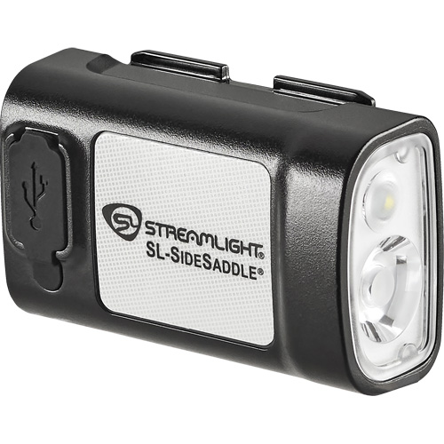 SL-SIDESADDLE&reg; USB Hardhat & Helmet Light, LED, 350/320/400 Lumens, 6.25/7/5 Hrs. Run Time, Rechargeable Batteries Kelford