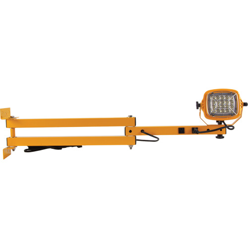 Lampe de quai, Bras 40", 50 W, Ampoule DEL, M&eacute;tal Kelford