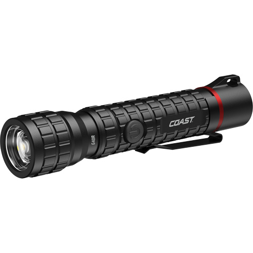 Lampe de poche &eacute;tanche G40R avec mise au point par rotation, DEL, 650 lumens, Piles Rechargeable Kelford