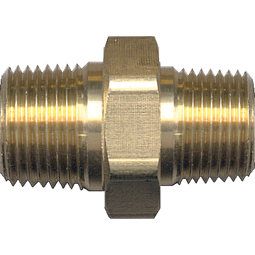 Mamelon de r&eacute;duction hexagonal, Laiton, 1/4" x 1/8", NPT x NPT Kelford