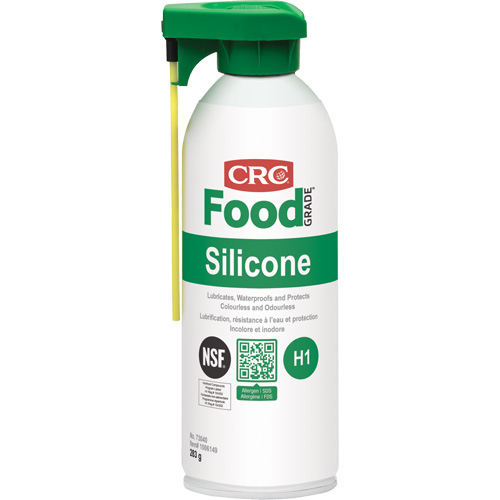 Lubrifiants au silicone pour la transformation alimentaire, Canette a&eacute;rosol Kelford