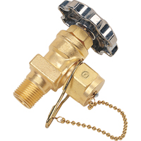 Station Valve with Gas Tight & Chain, Brass Kelford