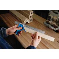 True Blue&reg; Combination Square, 12" L, 1/16" Graduations, Steel, Plain Kelford