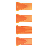 Assorted Flat Slot Nozzle Set, 1-1/10" L Kelford