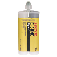 E-60NC Electrically Non-Corrosive Structural Adhesives, 400 ml, Dual Cartridge, Two-Part, Black Kelford