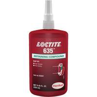 Loctite<sup>®</sup> 635 Retaining Compound, 250 ml, Bottle, Green AF309 | Kelford