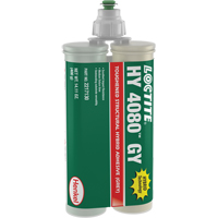HY 4080 GY Structural Repair Hybrid Adhesive, Two-Part, Dual Cartridge, 400 g, Grey Kelford