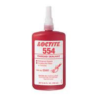 554™ Thread Sealant, Bottle, 10 ml, -53.89° C - 148.89° C/-65°F - 300°F AG435 | Kelford