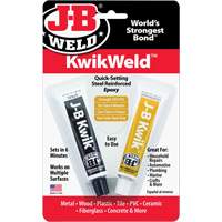 KwikWeld Epoxy, Two-Part, Tube, 2 oz., Grey AG577 | Kelford