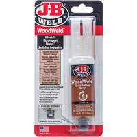 WoodWeld Adhesive, 25 ml, Syringe, Two-Part, Tan Kelford