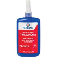 Permanent Strength Threadlocker, Red, High, 250 ml, Bottle AH116 | Kelford