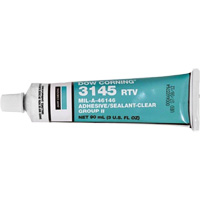 Dowsil RTV 3145 Silicone Adhesive Sealant MIL-A-46146, Tube, Clear Kelford