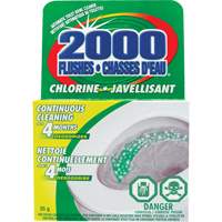 D&eacute;tergent pour cuvette de toilette 2000 Flushes avec agent de blanchiement, 35 g, Tampon Kelford