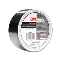 Rubans adh&eacute;sifs en vinyle 3903, 1245 mm (49") la x 46 m (151') lo, 6,5 mils, Noir Kelford