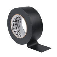 Rubans adh&eacute;sifs en vinyle 3903, 1245 mm (49") la x 46 m (151') lo, 6,5 mils, Noir Kelford