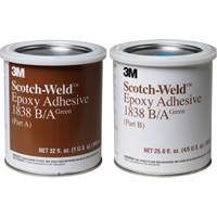 Scotch-Weld Adhesive, 32 fl. oz., Pail, Two-Part, Green Kelford