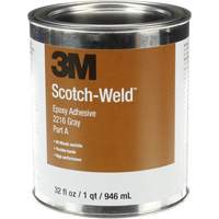 Scotch-Weld Adhesive, 32 fl. oz., Kit, Two-Part, Grey Kelford