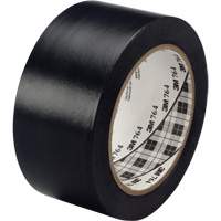 Ruban en vinyle pour travaux g&eacute;n&eacute;raux 764, 25,4 mm (1") la x 32,9 m (108') lo, 5 mils, Noir Kelford