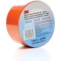 Ruban en vinyle pour travaux g&eacute;n&eacute;raux 764, 50,8 mm (2") la x 32,9 m (108') lo, 5 mils, Orange Kelford
