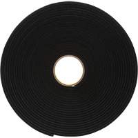 Ruban de mousse en vinyle 4504, 25,4 mm (1") la x 16,5 m (54') lo, 250 mils, Noir Kelford