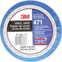 471 Vinyl Tape, 50.8 mm (2") W x 32.9 m (108') L, 5.2 mils, Blue Kelford