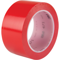 471 Vinyl Tape, 50.8 mm (2") W x 32.9 m (108') L, 5.3 mils, Red Kelford