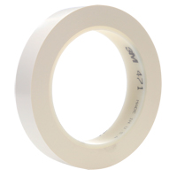 Ruban en vinyle 471, 25,4 mm (1") la x 32,9 m (108') lo, 5,3 mils, Blanc Kelford