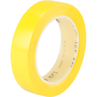 Ruban en vinyle 471, 25,4 mm (1") la x 32,9 m (108') lo, 5,3 mils, Jaune Kelford