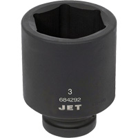 Socket, Impact, 3", 1" Drive, 6 Points, Deep Kelford