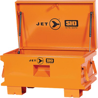 JSB-3219 Super Heavy-Duty Jobsite Tool Storage Box, 32-1/8" x 19" x 17-1/2", Steel, Orange Kelford