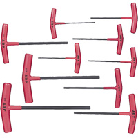JTHK-10 Jeu de cl&eacute;s hexagonales avec manche en T, 10 mcx, Imp&eacute;rial/Torx Kelford