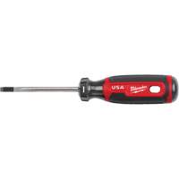 Cabinet Screwdriver, 3/16" Tip, Round, 170 mm L, Cushion Grip Handle Kelford