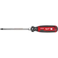 Square Screwdriver, #3 Tip, Round, 279 mm L, Cushion Grip Handle Kelford