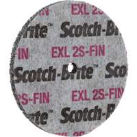 Meule homog&egrave;ne Scotch-Brite EXL, 3" x 1/2", Arbre de 1/4" Kelford