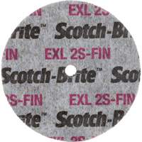 Meule homog&egrave;ne Scotch-Brite EXL, 3" x 1/2", Arbre de 1/4" Kelford