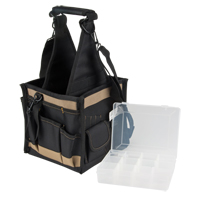 Porte-outils, Toile, 25 pochettes, Noir Kelford