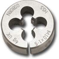 Round Die, 5/16"-22 Thread, High Speed Steel Kelford