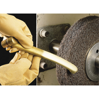 Meules de finition Scotch-Brite, 8" x 1", Arbre de 3" Kelford
