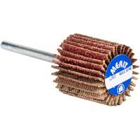High Performance Micro-Mini Flap Wheel, Aluminum Oxide, 60 Grit, 3/4" x 3/4" x 1/8" Kelford