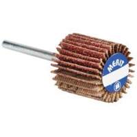High Performance Micro-Mini Flap Wheel, Aluminum Oxide, 60 Grit, 3/4" x 5/8" x 1/8" Kelford