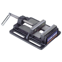 Drill Press Vise, 3" Jaw Width, 0" Throat Depth, Bench Mount Base Kelford