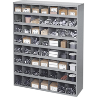 Armoires pour bacs de rangement en acier, 33-3/4" la x 12" p x 42" h, Gris Kelford