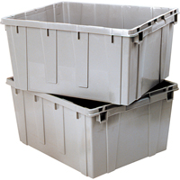 Nesting Container, 21.1" W x 17.7" D x 12" H, Grey Kelford