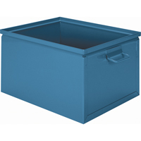 Steel Stacking Box, 7.5" W x 13" D x 6" H, Blue CA813 | Kelford