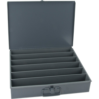 Compartment Steel Scoop Boxes , 18.34" W x 12.16" D x 3.16" H, 6 Horizontal Compartments CB005 | Kelford