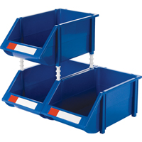 Stack & Hang Bin, 8-3/16" W x 6-3/16" H x 14" D, Blue Kelford