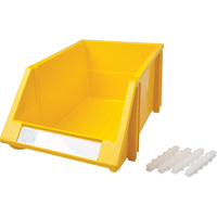 Bac empilable & &agrave; suspendre, 8-3/16" la, 6-3/16" h x 14" p, Jaune Kelford
